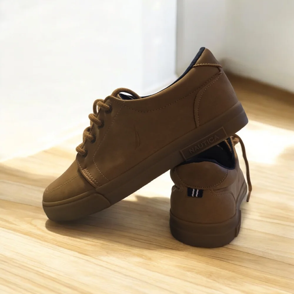 Nautica Brown Kids Dress Shoes